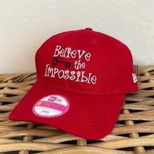 New era Alice in wonder believe the impossible hat cap red vintage women